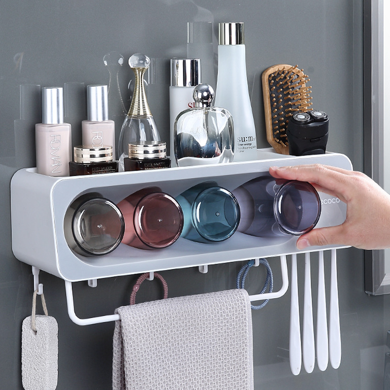 Wall-Mounted Toothbrush Holder